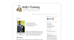 Desktop Screenshot of kellysdogtraining.com